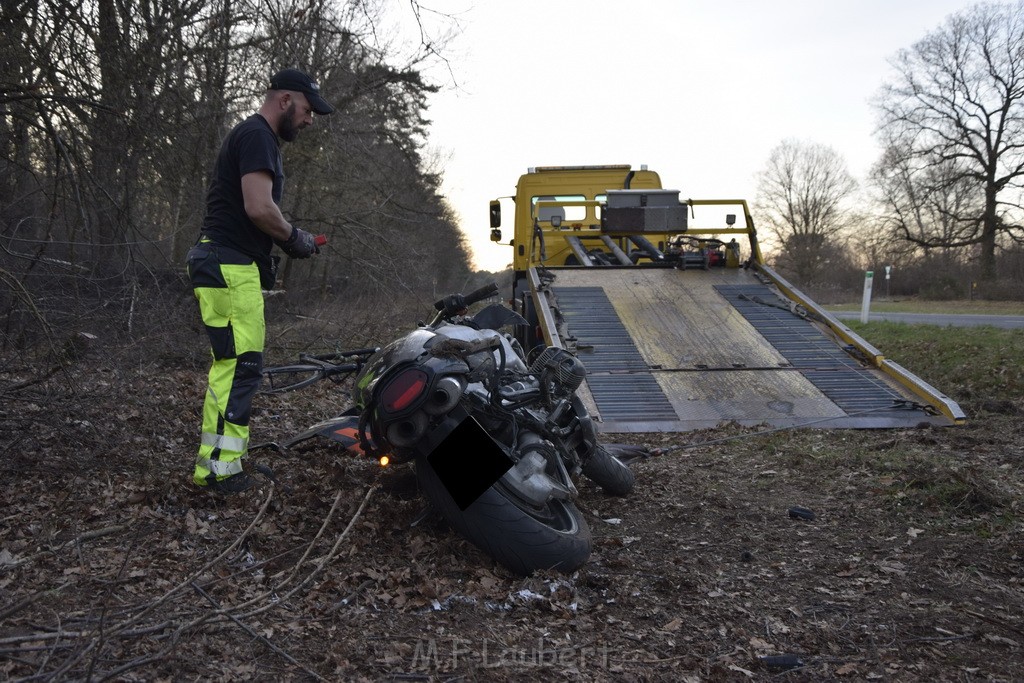 Schwerer VU Krad Fahrrad Koeln Porz Alte Koelnerstr P279.JPG - Miklos Laubert